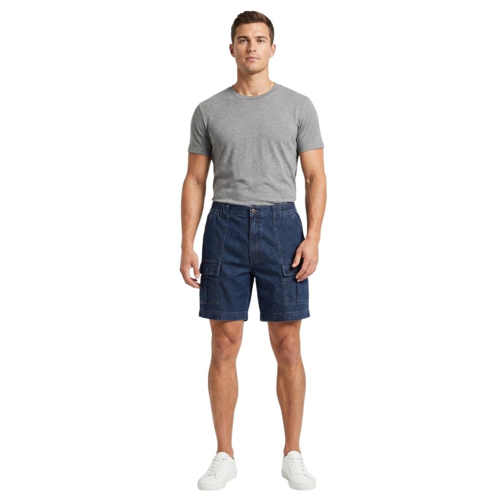Roundtree & Yorke Men's Cargo Shorts Size 44 High-Rise Cotton